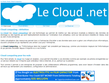 Tablet Screenshot of le-cloud.net